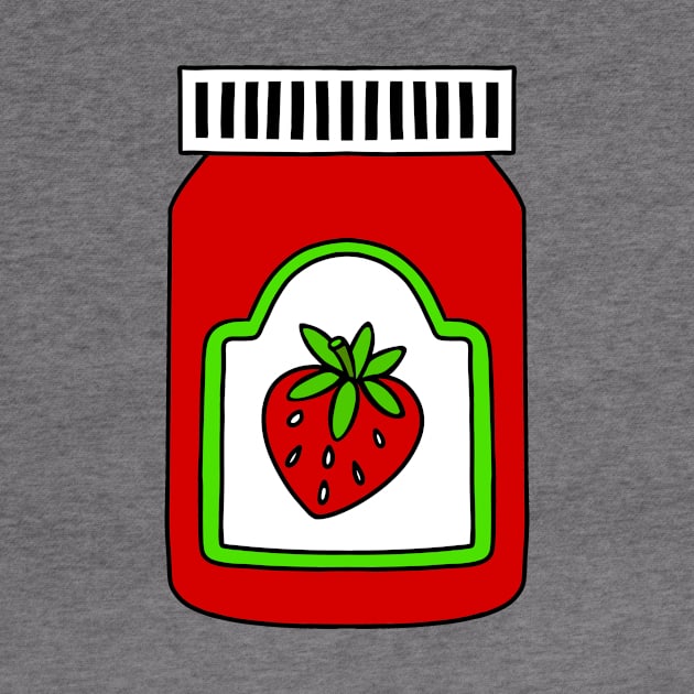 STRAWBERRY Lover Jam Jar by SartorisArt1